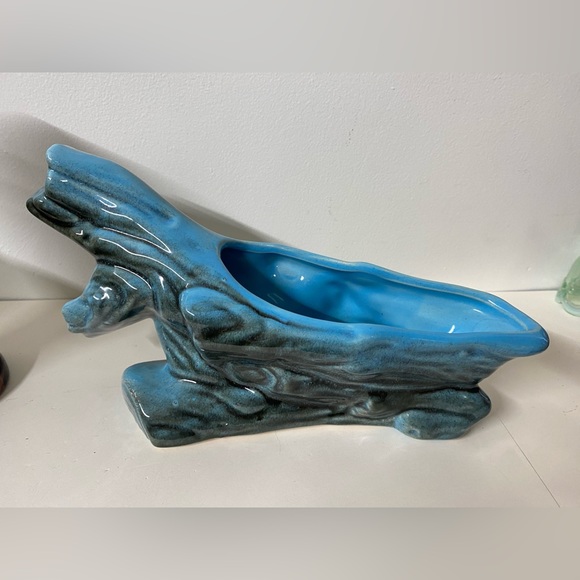 Handmade pottery ceramic tree branch planter - Picture 1 of 5